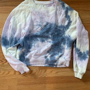 American Eagle AE Forever Crew Neck Sweatshirt Tie Dye